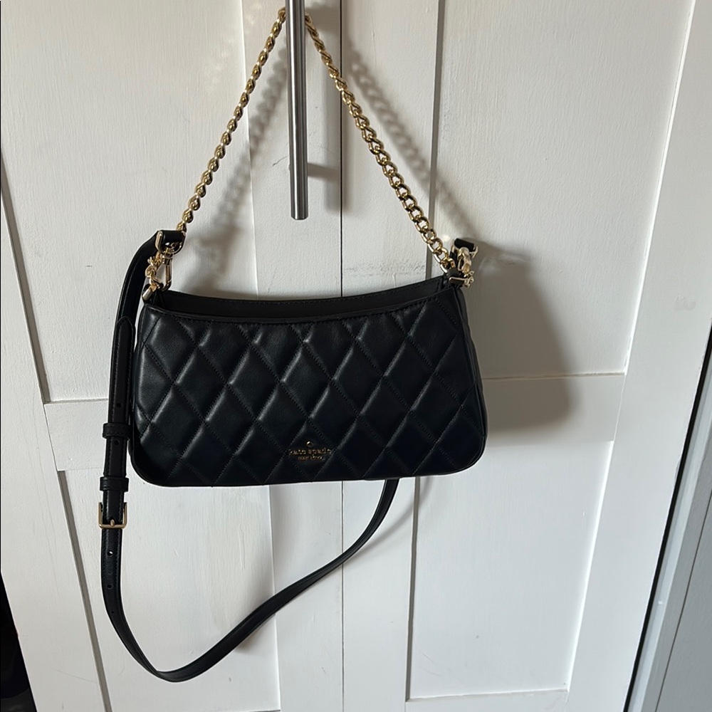 Black Quilted Shoulder Bag
